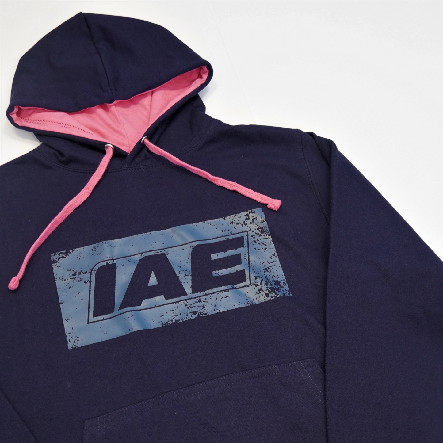 Two-toned Pink/Navy IAE Hoodie