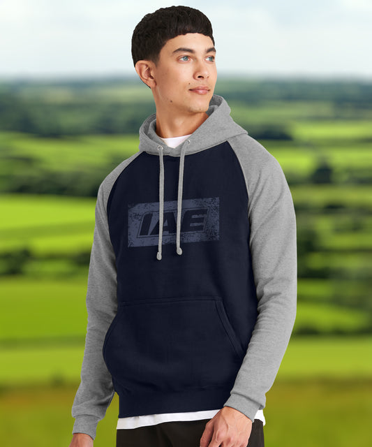 Two-toned Grey/Navy IAE Hoodie